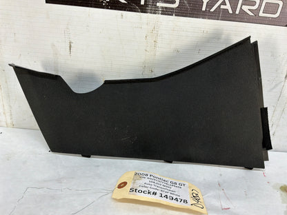 2008 Pontiac G8 GT LH Driver Dash Console Trim 92211828 OEM