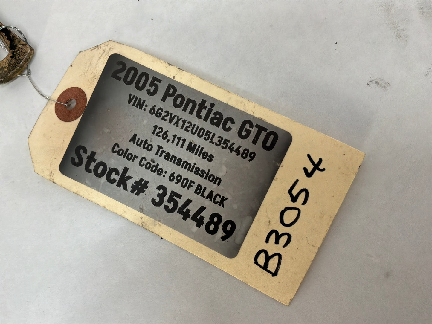 2005 Pontiac GTO Automatic Transmission Shifter Linkage Rod OEM