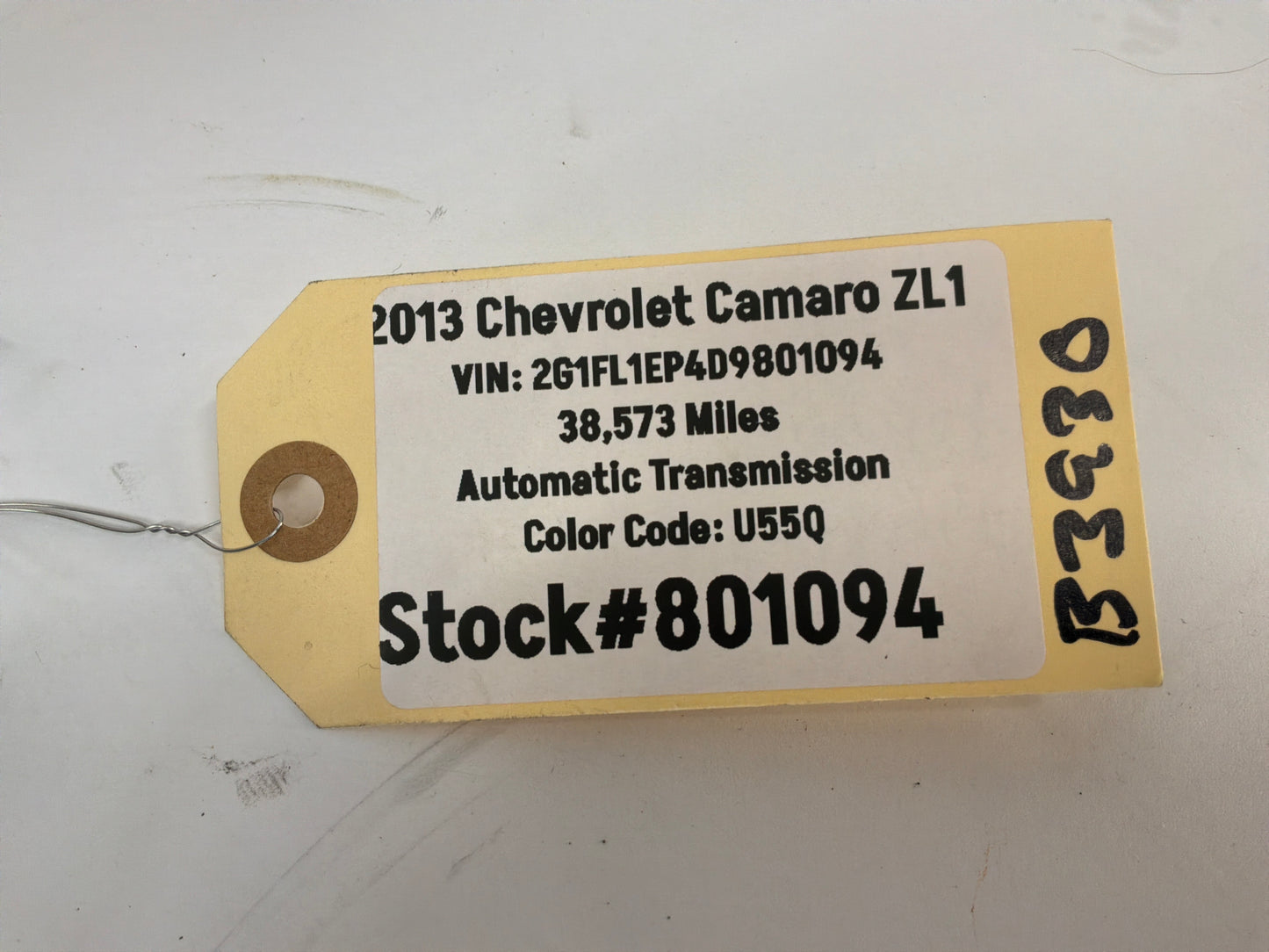 2013 Chevy Camaro ZL1 LH Driver Headlight Head Light Bracket OEM