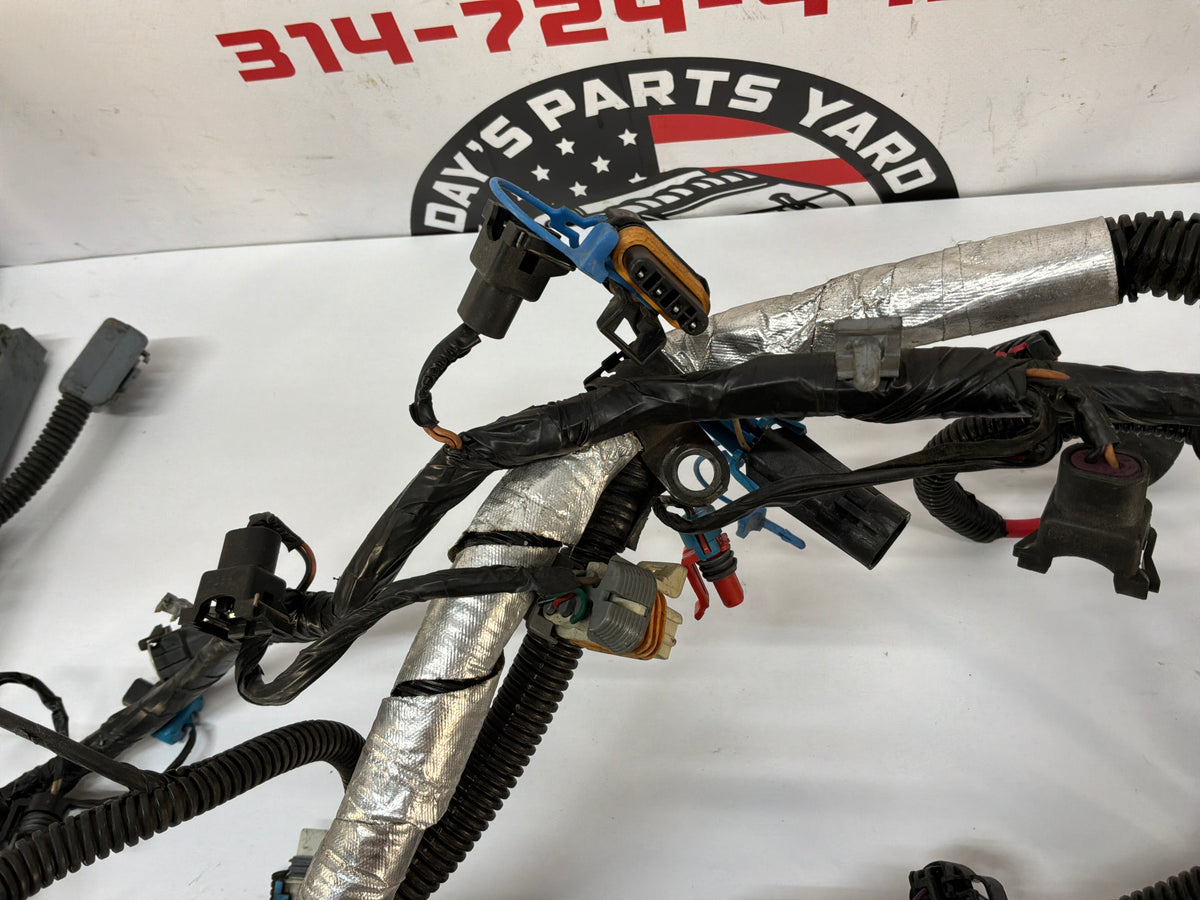 2002 Chevy C5 Corvette Convertible Engine Motor Automatic Transmission Wire Wiring Harness OEM