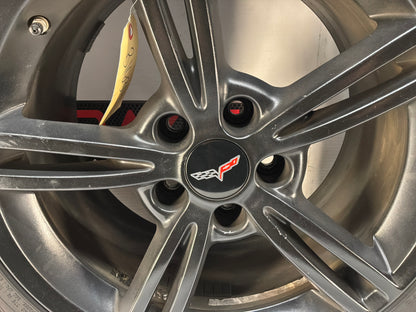 Chevy C6 Corvette Wheels and Tires 17x8.5 18x9.5 OEM