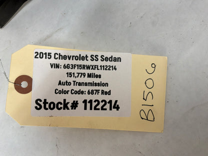 2015 Chevy SS Sedan Trunk Interior Cargo Liftgate Wall Plate Cover Garnish Trim Molding OEM