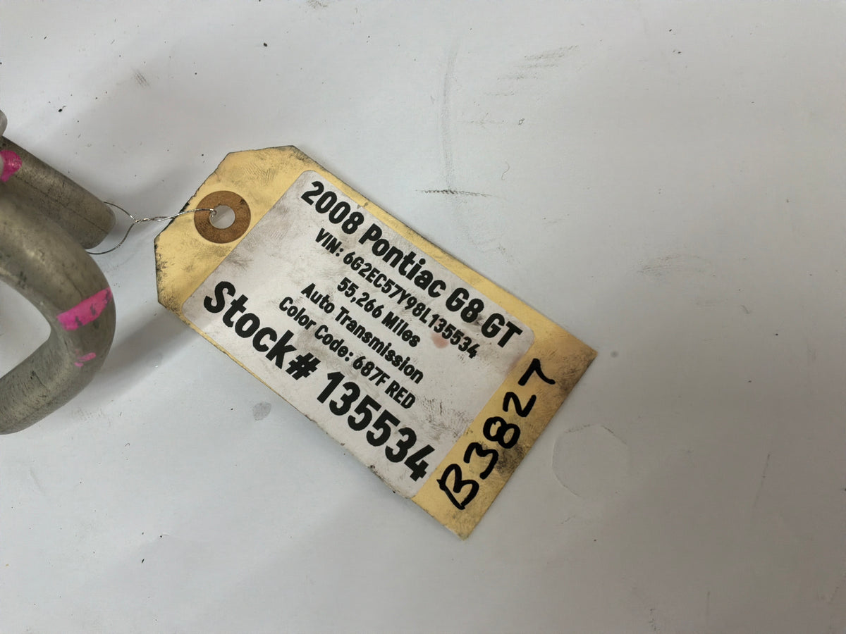 2008 Pontiac G8 GT Automatic Transmission Oil Cooler Lines Hoses Tubes Pipes OEM