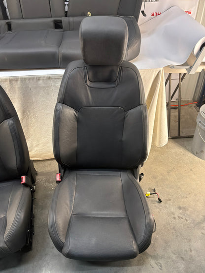2008 Pontiac G8 GT Seats Fronts and Rears Black Leather OEM