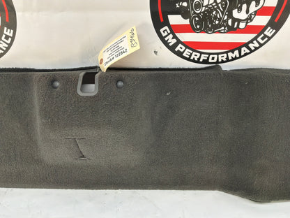 2007 Chevy C6 Corvette Convertible Rear Trunk Carpet Trim Ebony OEM