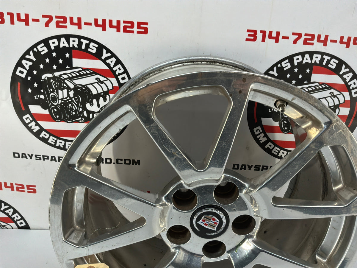 2009 Cadillac CTS-V Sedan Rear Factory OEM Polished Wheel Rim 19x9.5