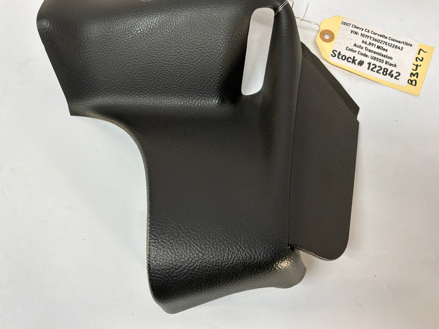 2007 Chevy C6 Corvette Convertible LH Driver Upper B Pillar Trim Panel OEM