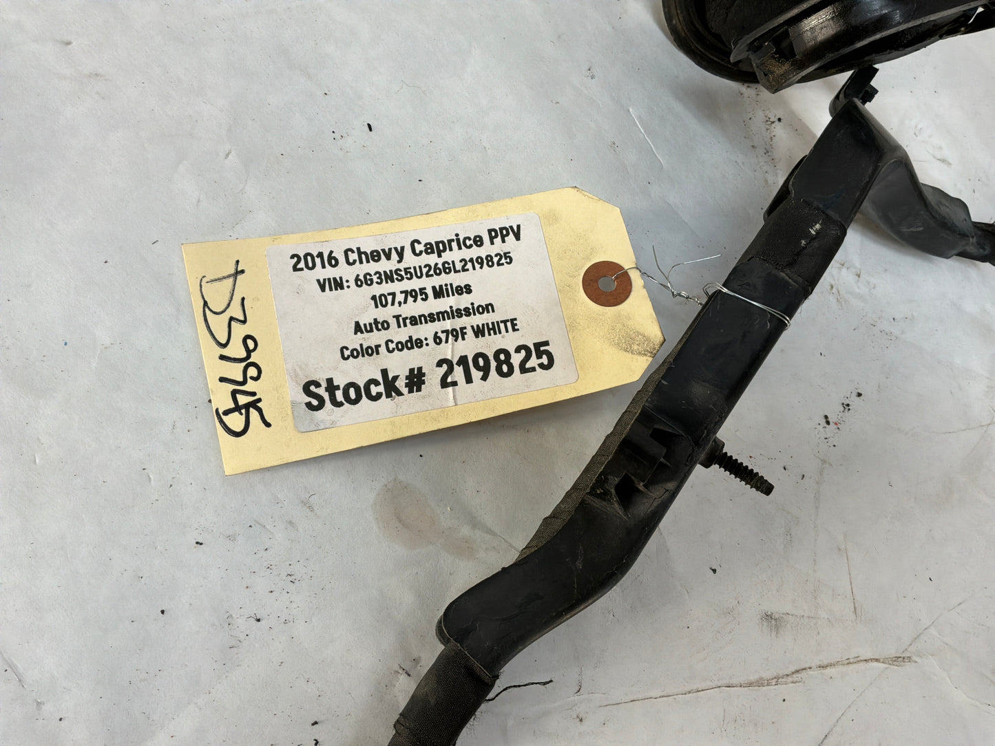 2016 Chevy Caprice PPV Fire Wall Engine Bay Front Chassis Wire Wiring Harness OEM