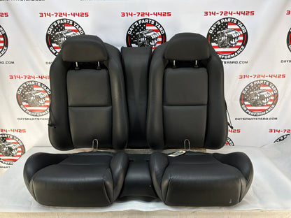 2005 Pontiac GTO Black Leather Front and Rear Seats Set OEM