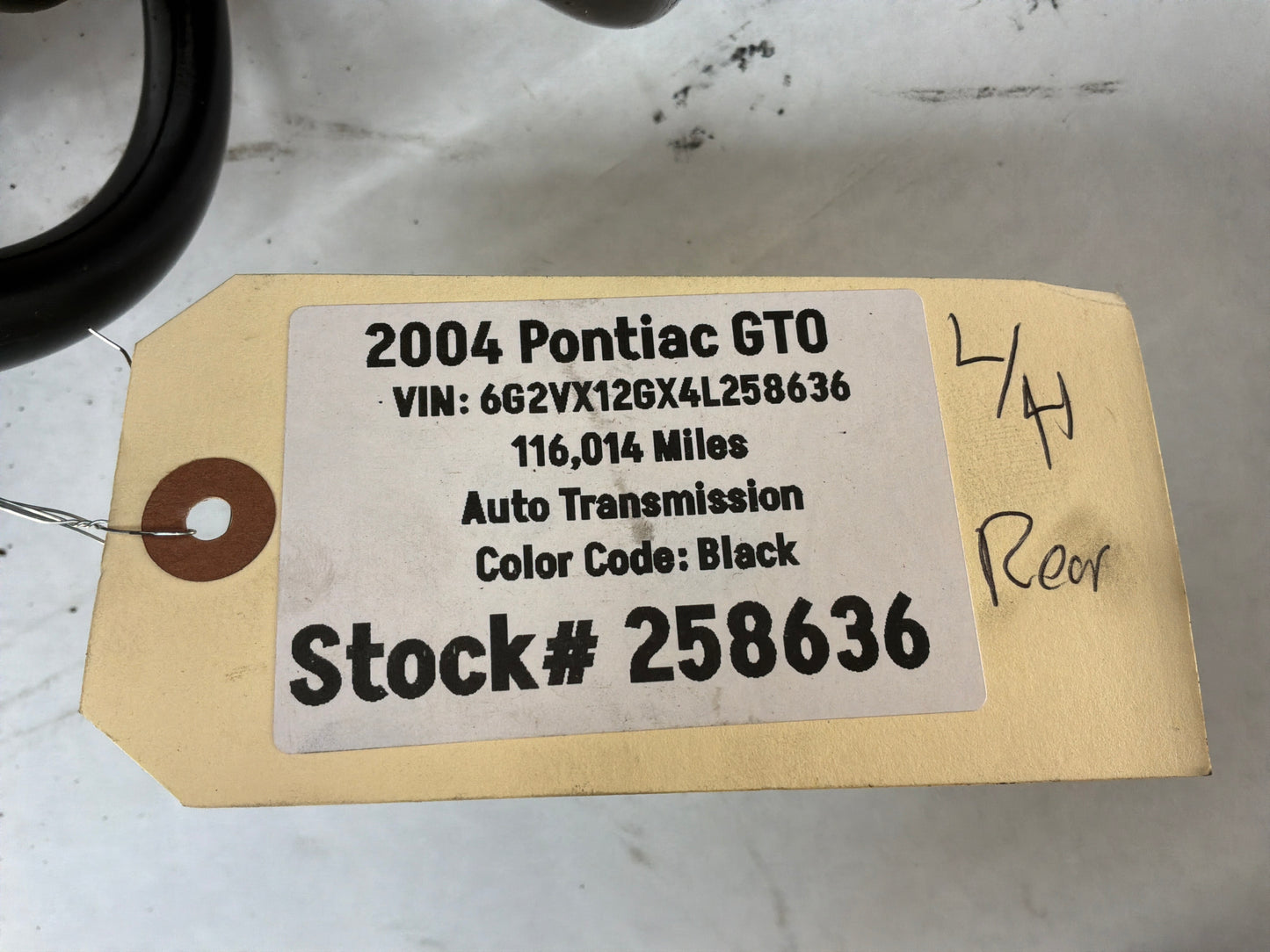2004 Pontiac GTO LH Driver Front Suspension Strut Assembly OEM