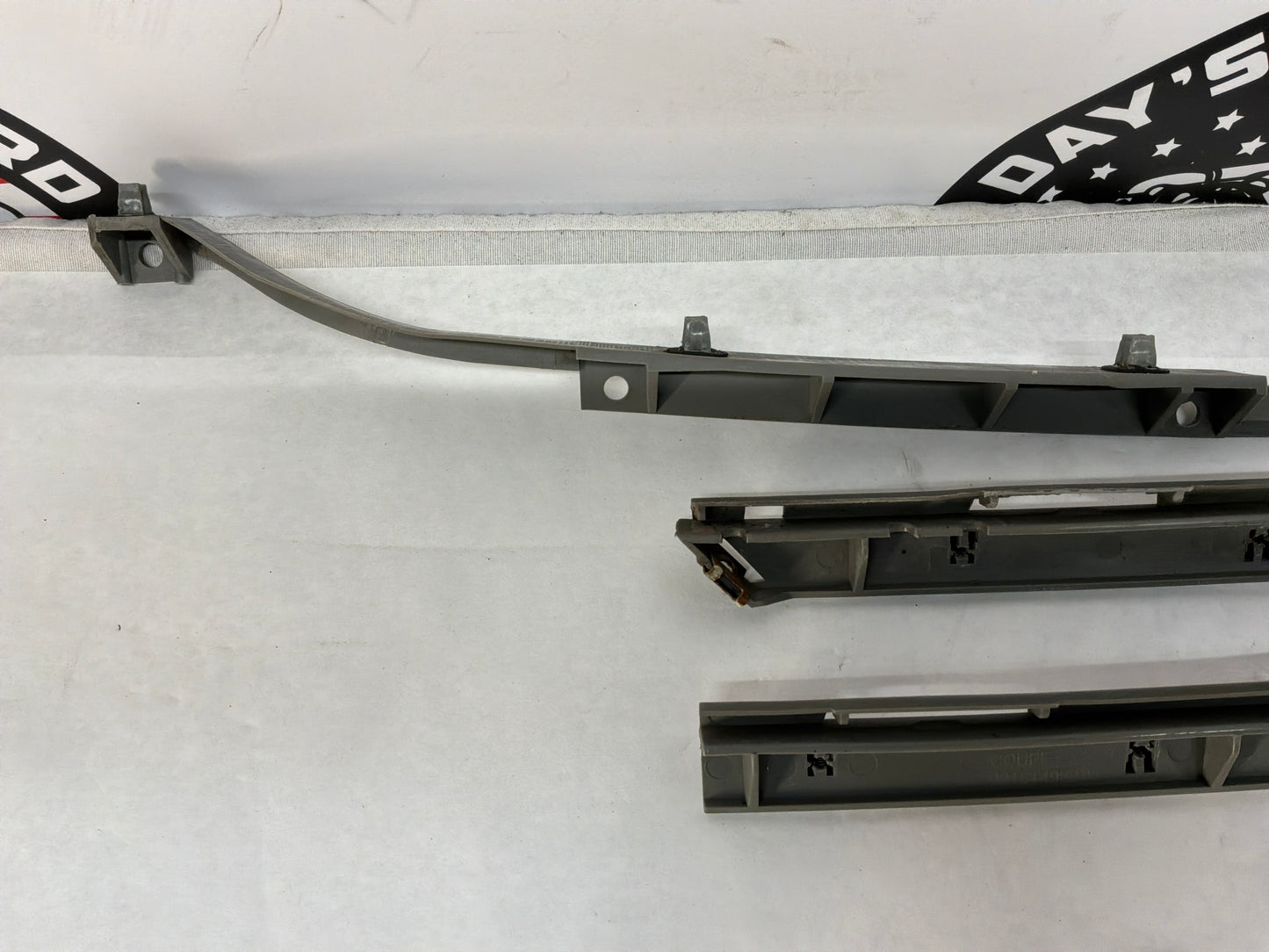 2004 Pontiac GTO Rear Bumper Brackets Guides Set OEM