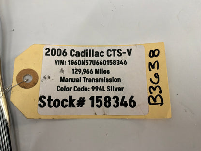 2006 Cadillac CTS-V Hurst White Classic Ball Shifter Knob 5- Speed