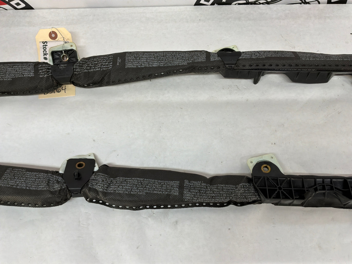 2008 Pontiac G8 Base RH & LH Roof Side Rail Curtain Airbag Air Bag Set OEM