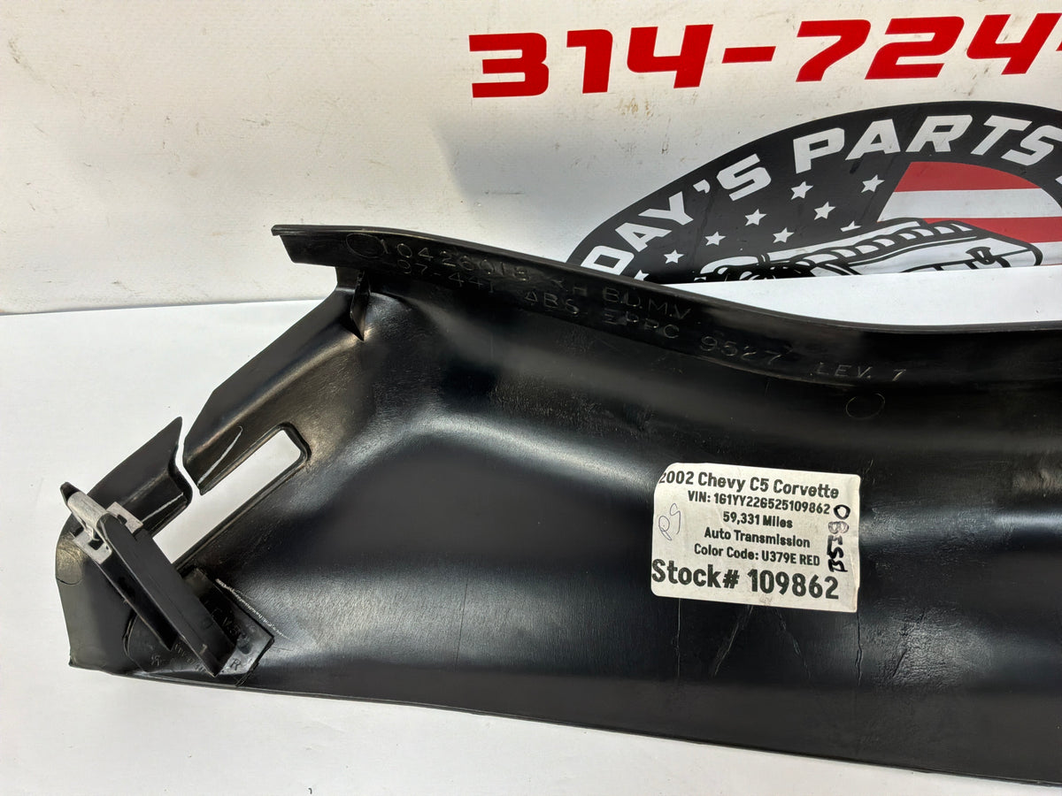 2002 Chevy C5 Corvette RH Passenger Interior B Pillar Trim Panel Cover OEM
