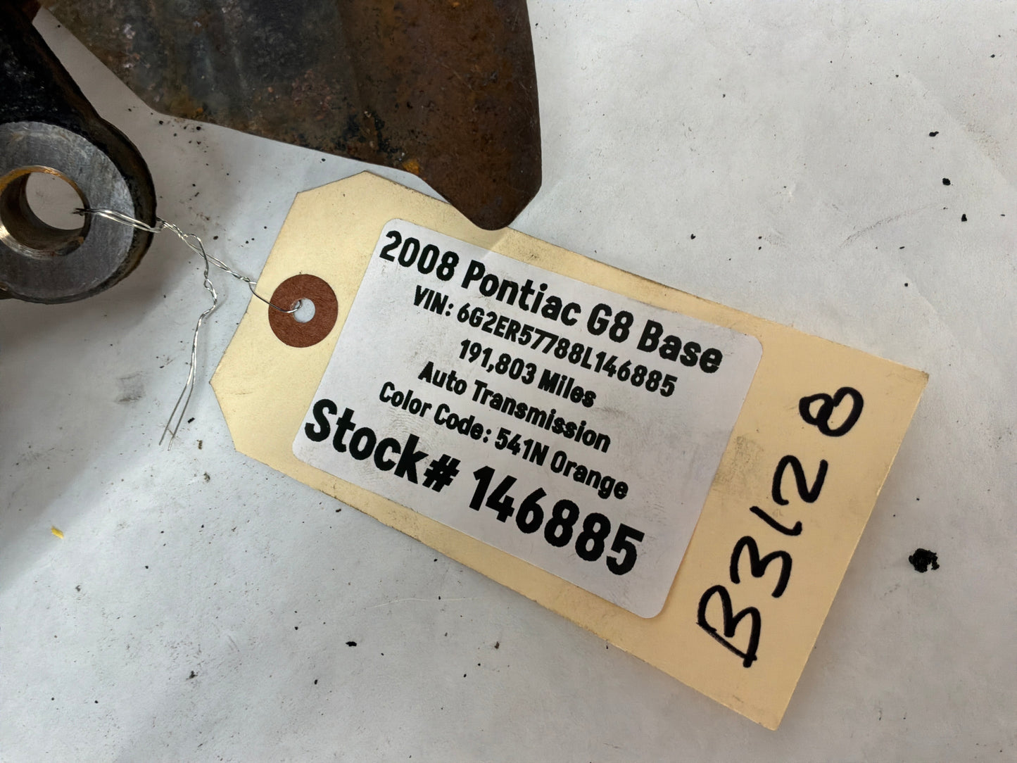 2008 Pontiac G8 Base LH Driver Front Suspension Spindle Knuckle Hub Assembly OEM
