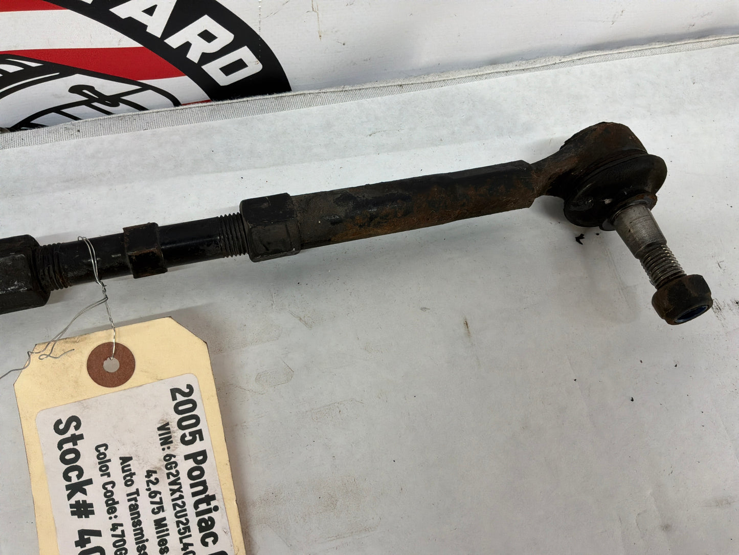 2005 Pontiac GTO LH Driver Rear Suspension Adjustment Tie Rod Assembly OEM