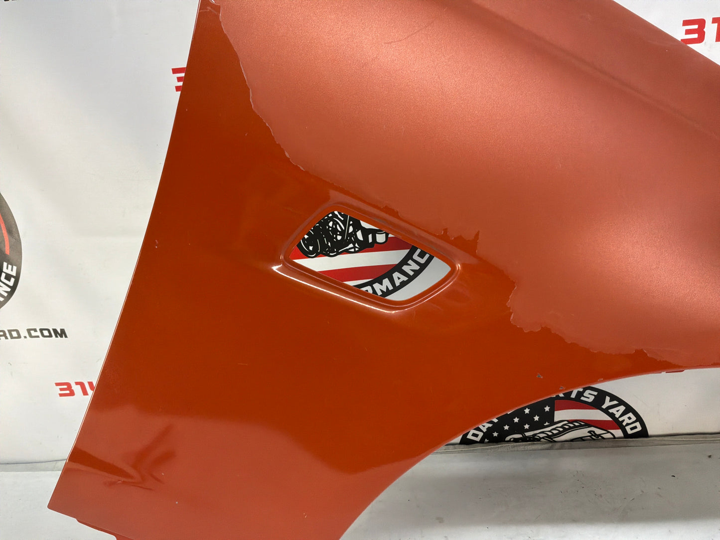 2008 Pontiac G8 Base RH Passenger Front Fender Orange OEM