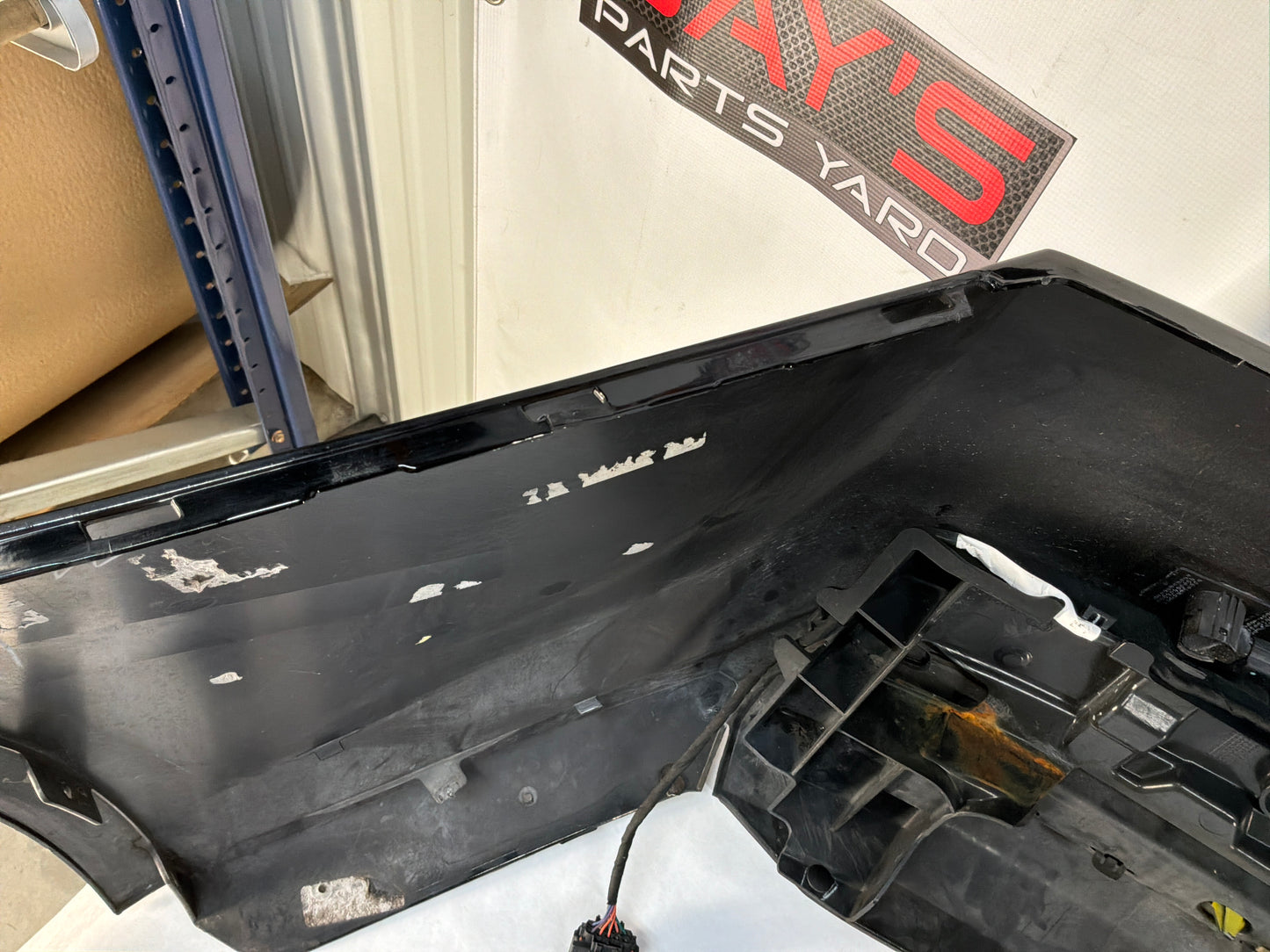2011 Cadillac CTS-V Coupe Complete Rear Bumper Black OEM