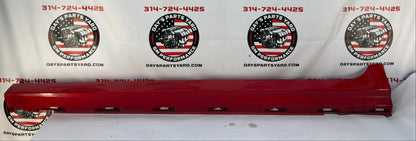 2008 Pontiac G8 GT LH Driver Rocker Molding Side Skirt Panel Trim Red OEM