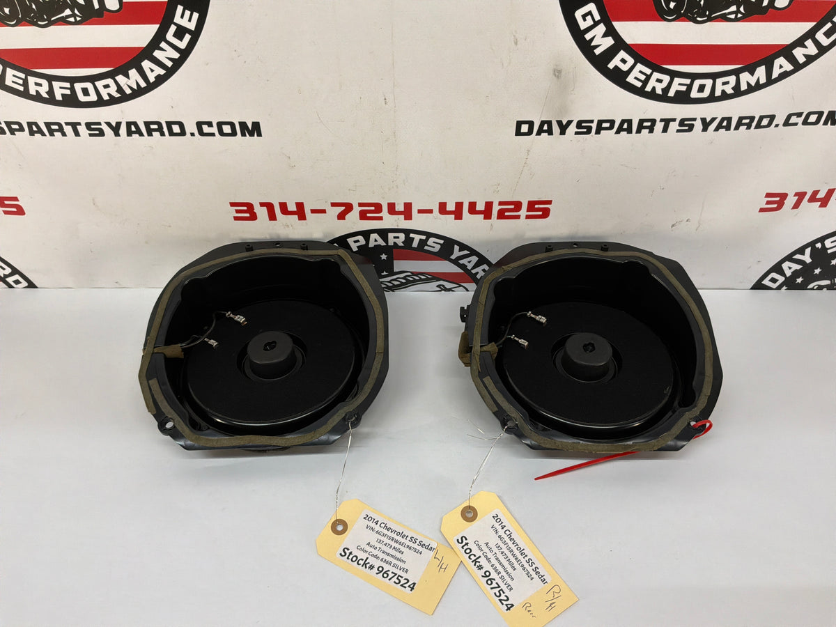 2014 Chevy SS Sedan Bose Package Tray Parcel Shelf Rear Deck Speakers OEM