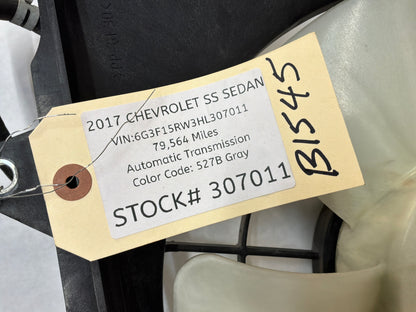 2017 Chevrolet SS Sedan Dual Electric Radiator Coolant Cooling Fans OEM