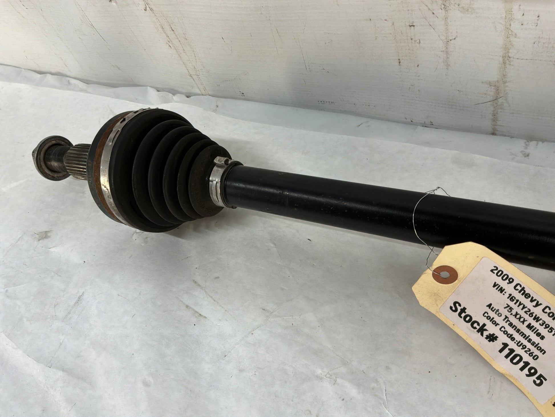 Axle - Day's Parts Yard