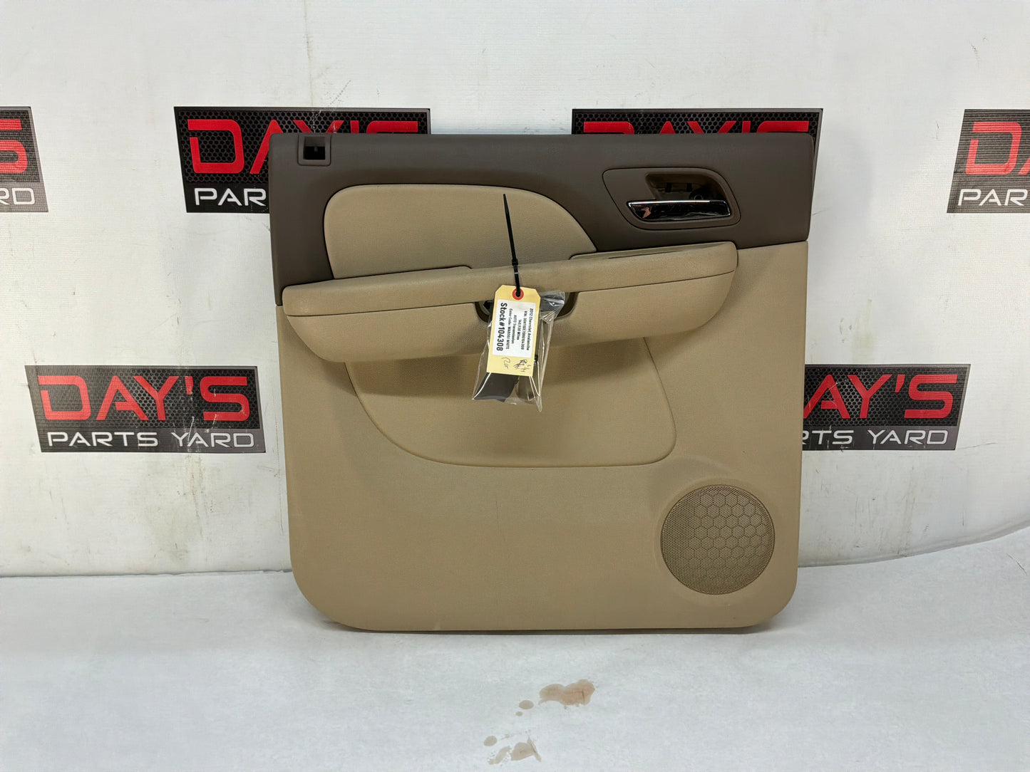 2012 Chevy Avalanche LH Driver Rear Door Panel Cashmere OEM