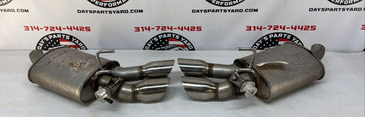 2013 Chevy Camaro 1LE RH & LH NNP Exhaust Mufflers OEM