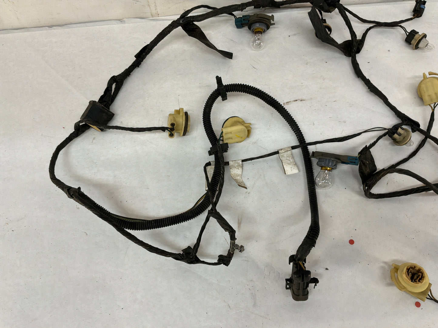 1999 Chevy C5 Corvette Rear Bumper Tail Light Lamp Wire Wiring Harness OEM