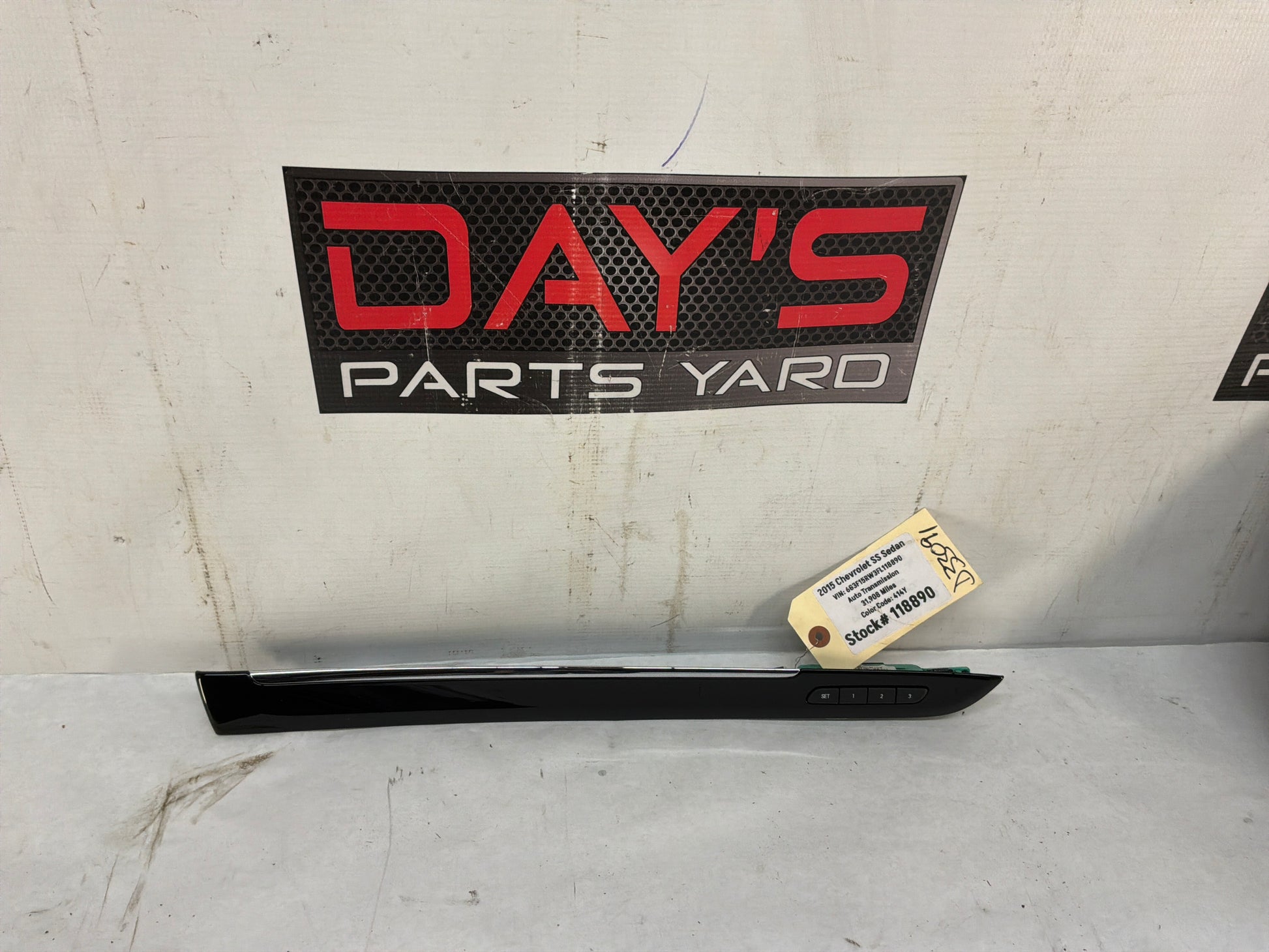 Door control - Day's Parts Yard