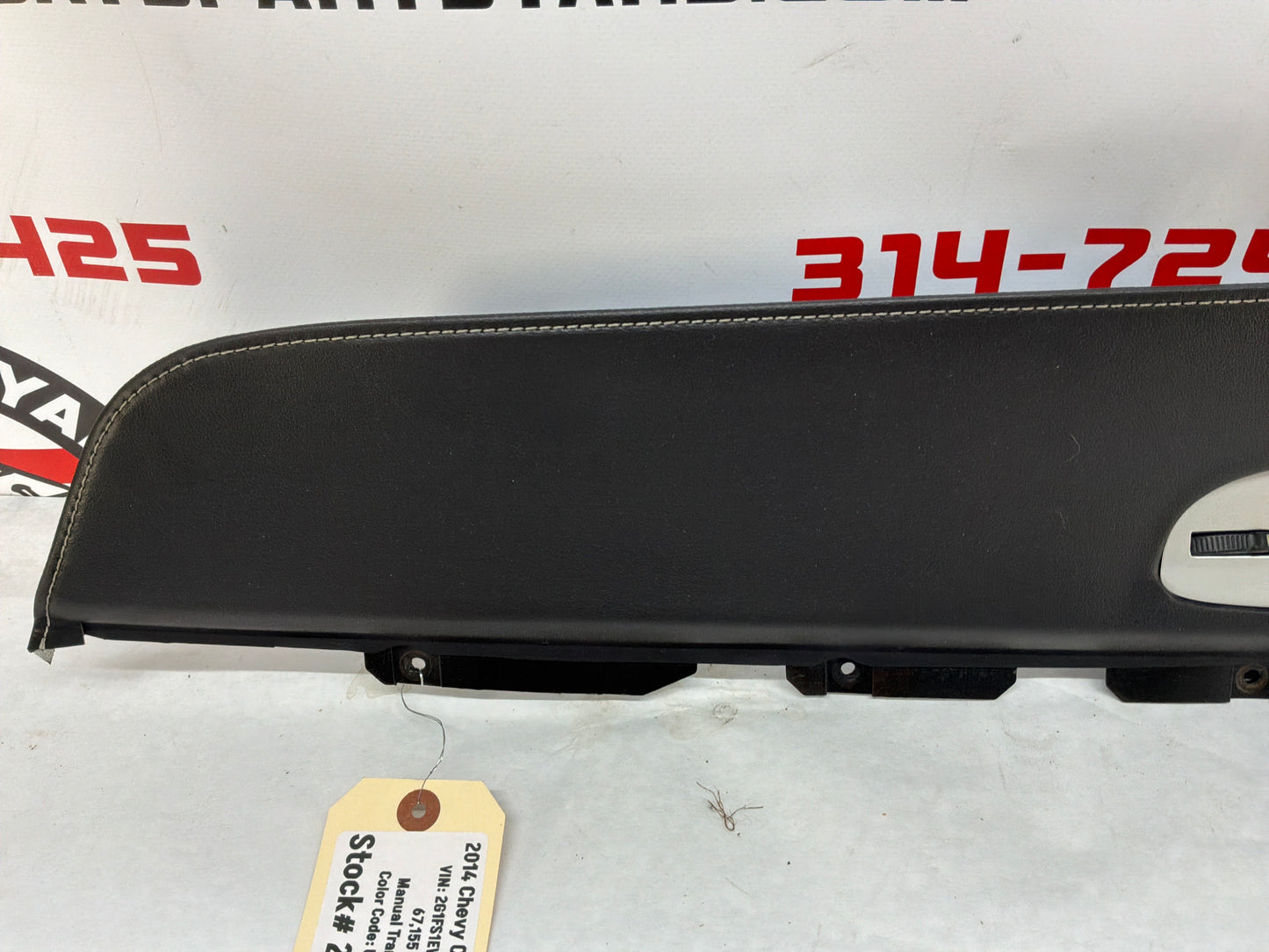 2014 Chevy Camaro SS Leather Dash Vent Trim Molding Panel Insert OEM