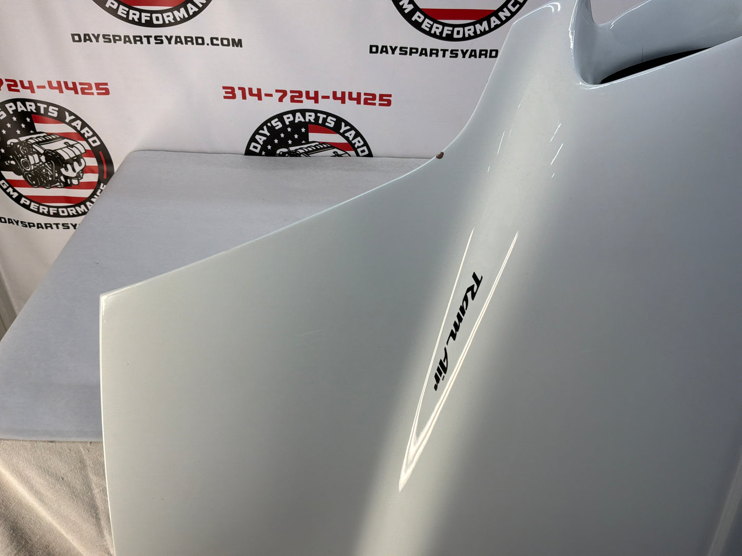 1999 Pontiac Trans Am WS6 Ram Air Hood Assembly White OEM