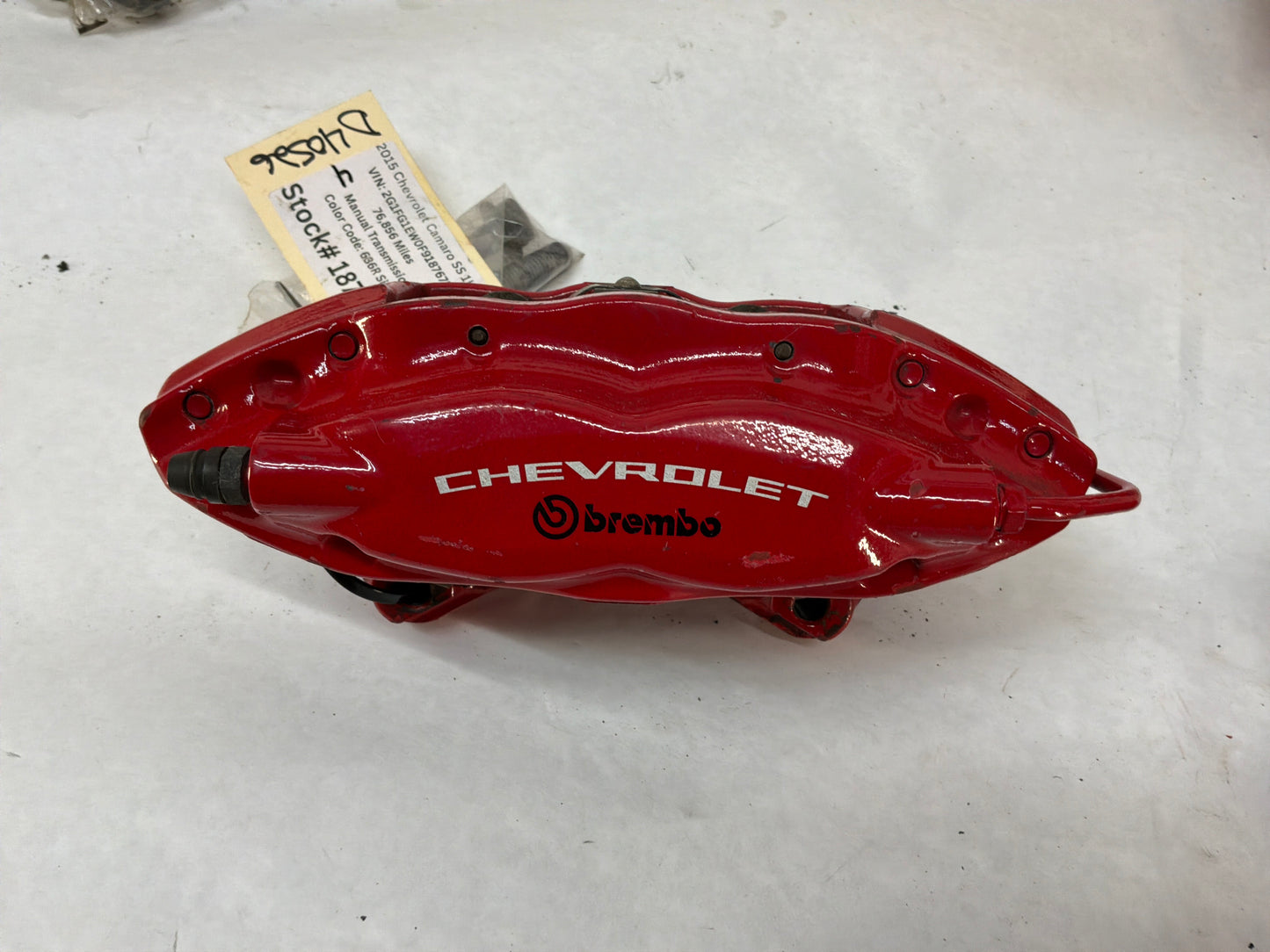 2015 Chevrolet Camaro SS 1LE Brembo Brake Calipers OEM