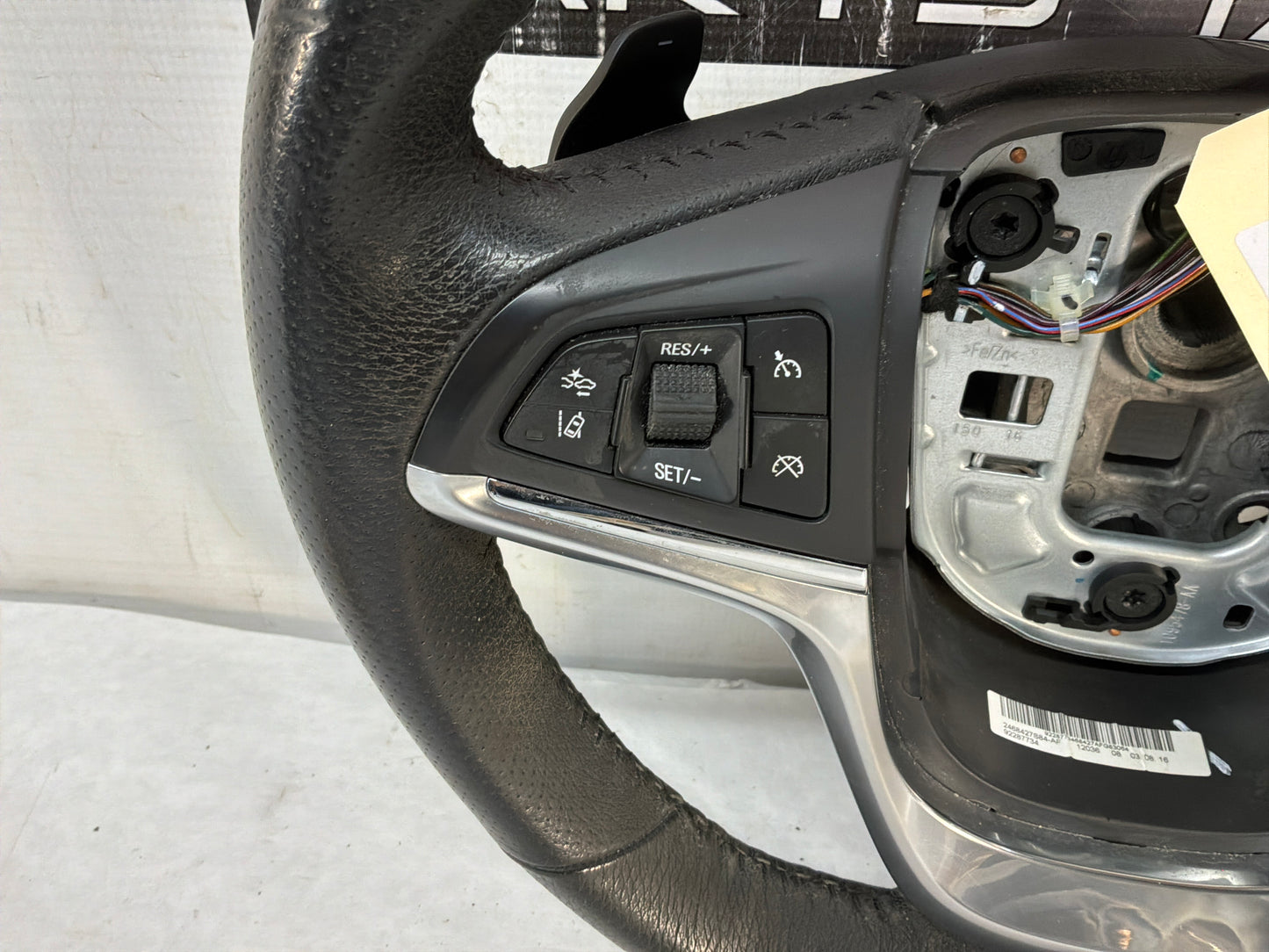 2017 Chevy SS Sedan Black Leather Steering Wheel OEM