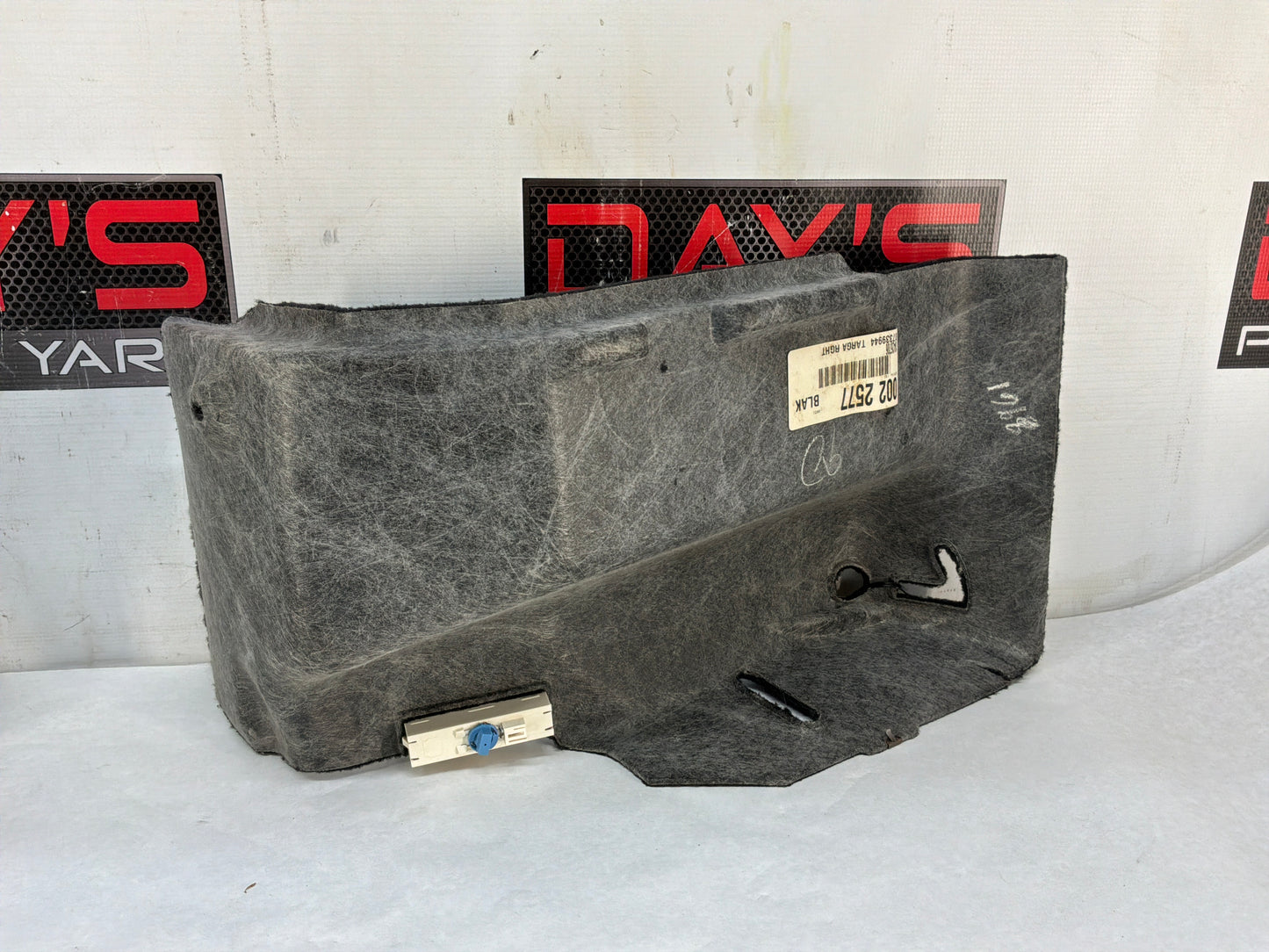 1999 Chevy C5 Corvette RH & LH Rear Trunk Cargo Compartment Carpet Trim Liner Insert OEM