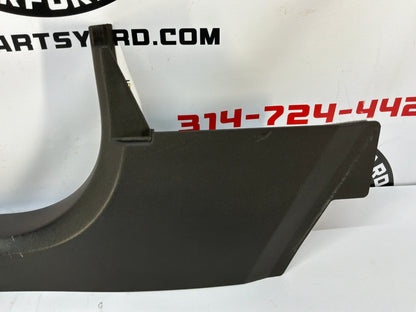 2007 Chevy C6 Corvette Convertible LH Driver Interior Carpet Retainer Sill Scuff Trim Cover Kick Panel OEM
