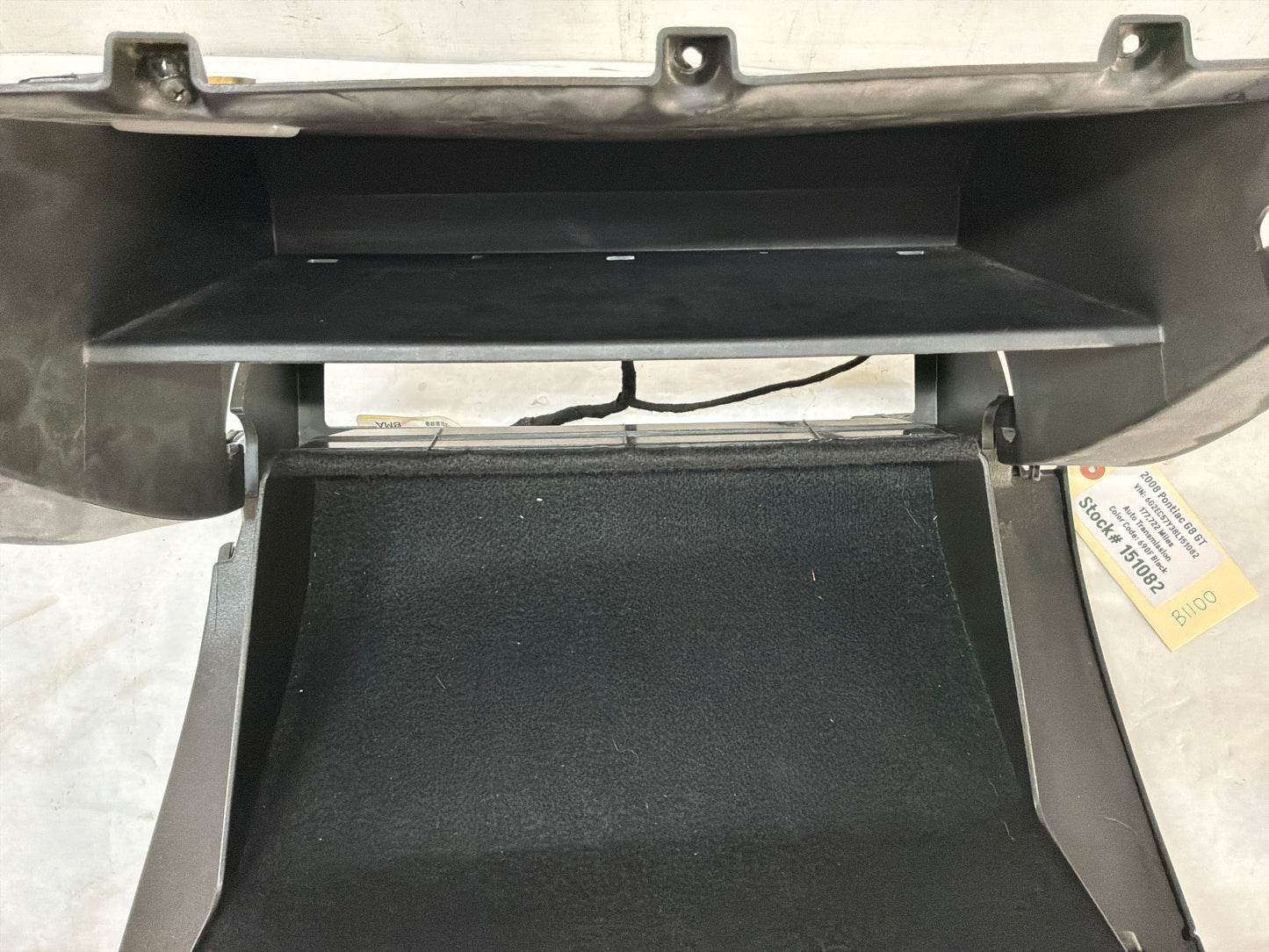 2008 Pontiac G8 GT Glove Box Dash Compartment OEM