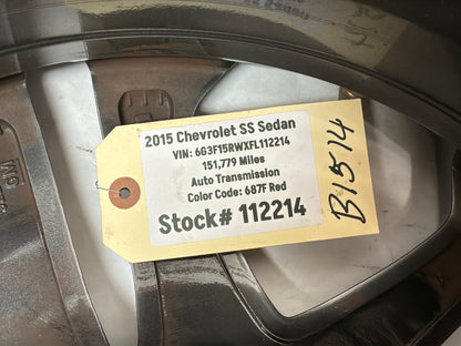 2017 Chevy SS Sedan Factory OEM Front Wheel 19x8.5 OEM