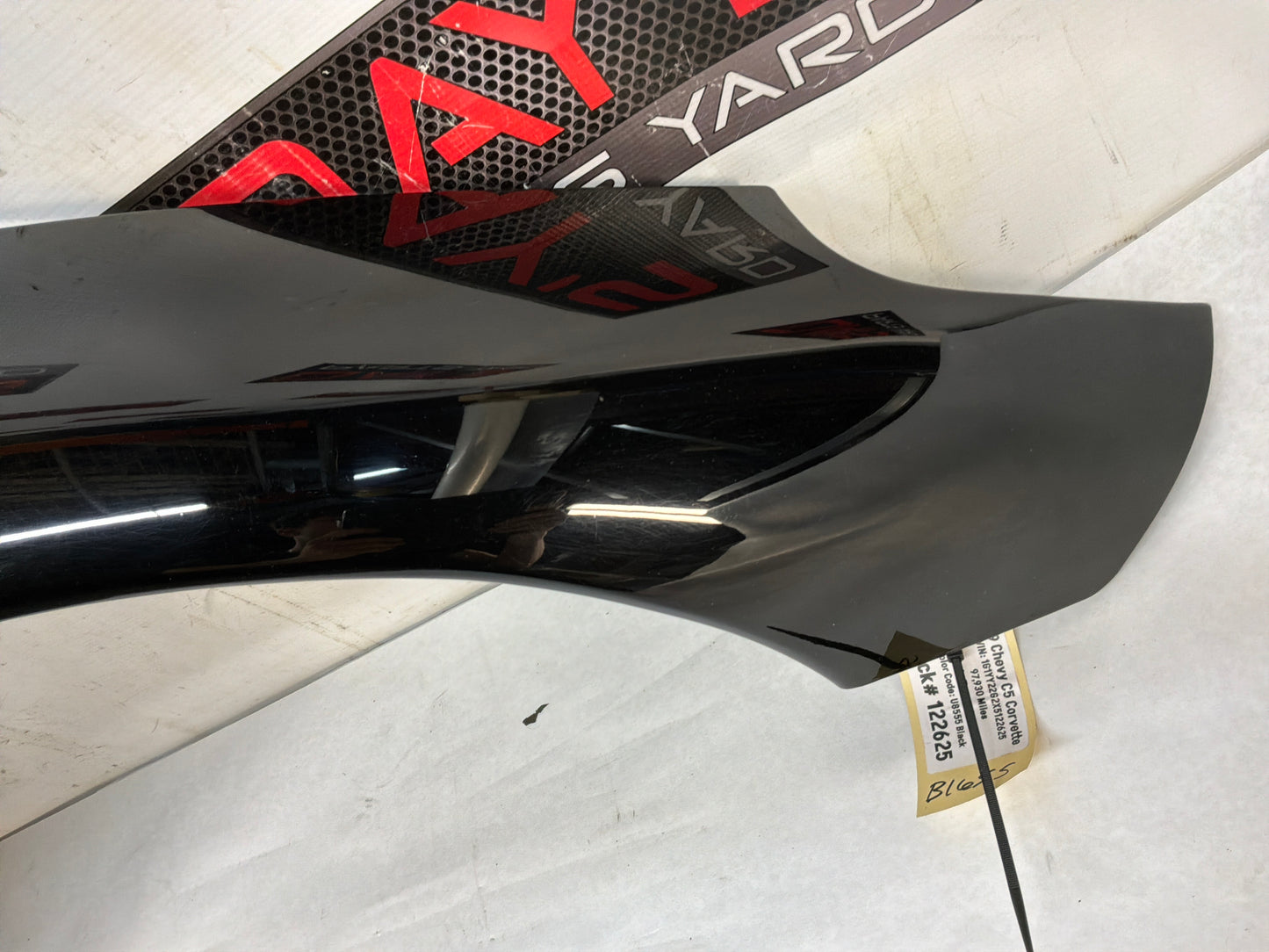 1999 Chevy C5 Corvette RH Passenger Front Fender Black OEM