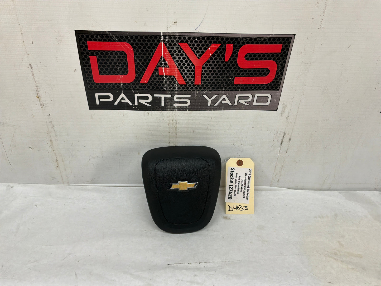 2015 Chevy SS Sedan Steering Wheel Air Bag Airbag OEM