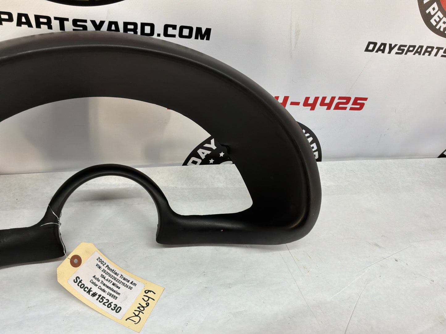 2002 Pontiac Trans Am WS6 Gauge Cluster Speedometer Dash Bezel OEM