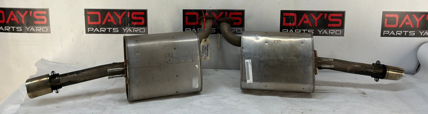 2016 Chevy Caprice PPV Factory OEM Axle Back Exhaust Mufflers Set