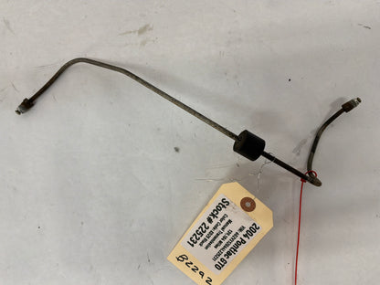2004 Pontiac GTO RH Passenger Rear Suspension Control Arm Hard Brake Line Tube Hose OEM