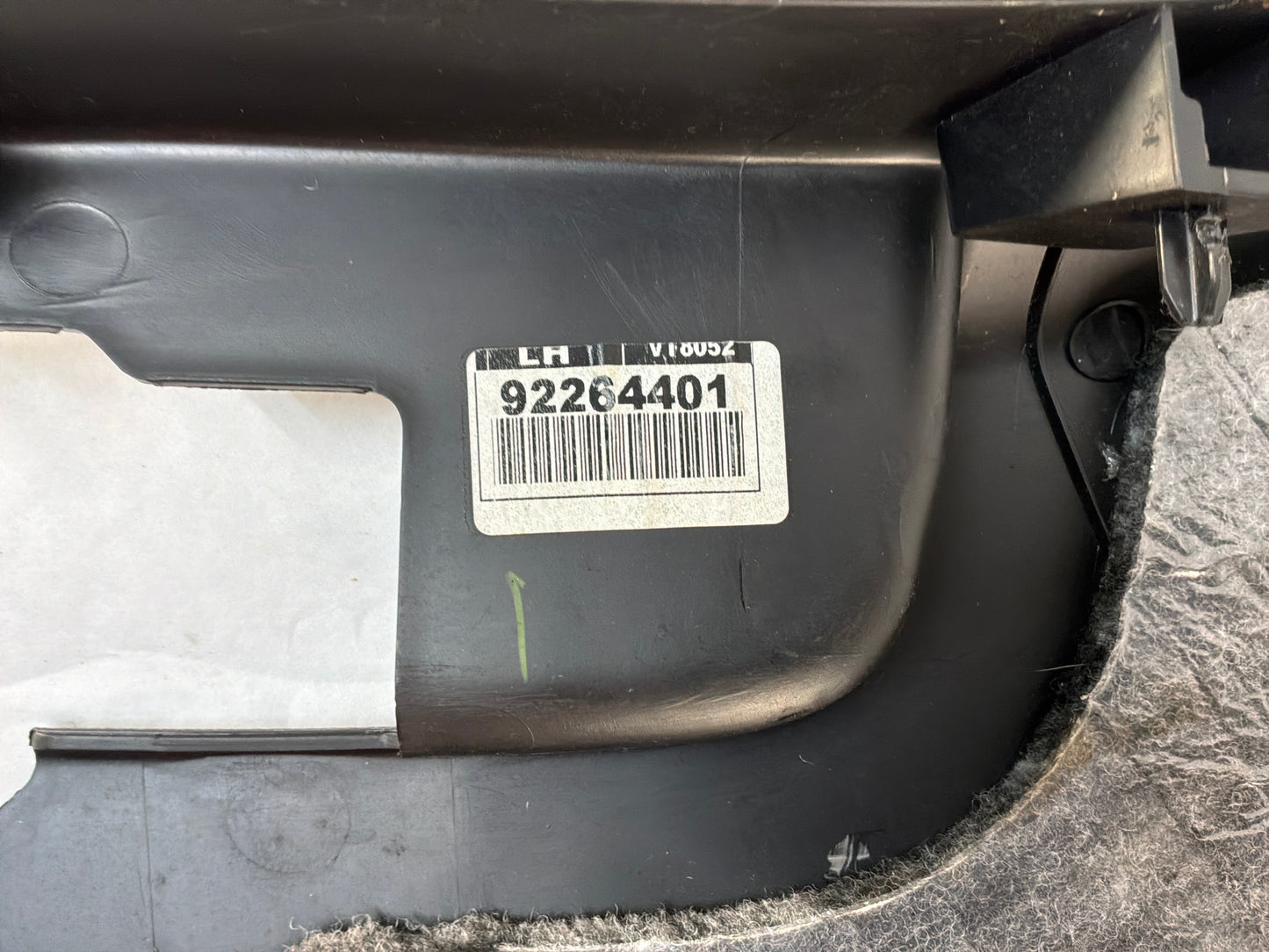 2015 Chevy SS Sedan LH Driver Front Interior Kick Panel Trim Sill OEM