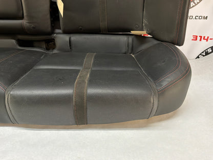 2017 Chevy SS Sedan Rear Seats Black Leather Alcantara Suede OEM