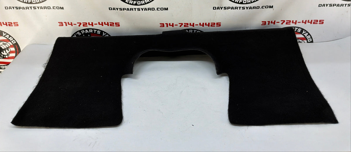 2002 Chevy C5 Corvette Convertible Rear Seat Back Inner Riser Carpet Black OEM