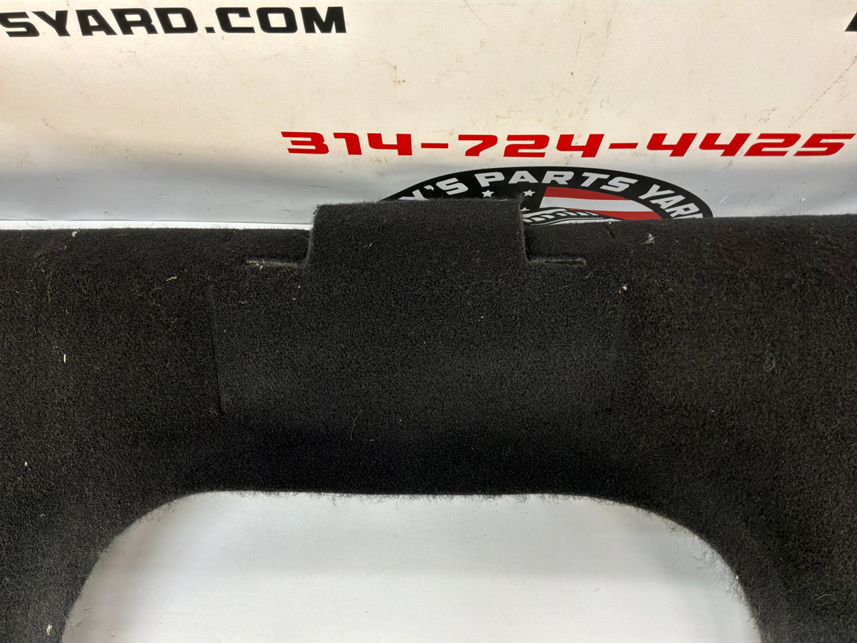 2002 Chevy C5 Corvette Convertible Rear Seat Back Inner Riser Carpet Black OEM