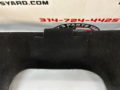 2002 Chevy C5 Corvette Convertible Rear Seat Back Inner Riser Carpet Black OEM