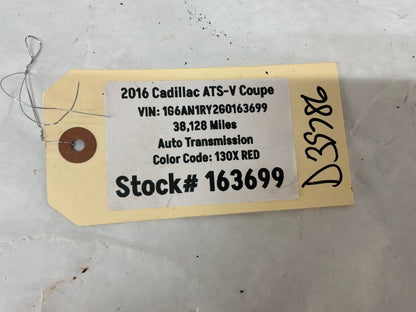 2016 Cadillac ATS-V Coupe Starter and Turbo Heat Shield OEM