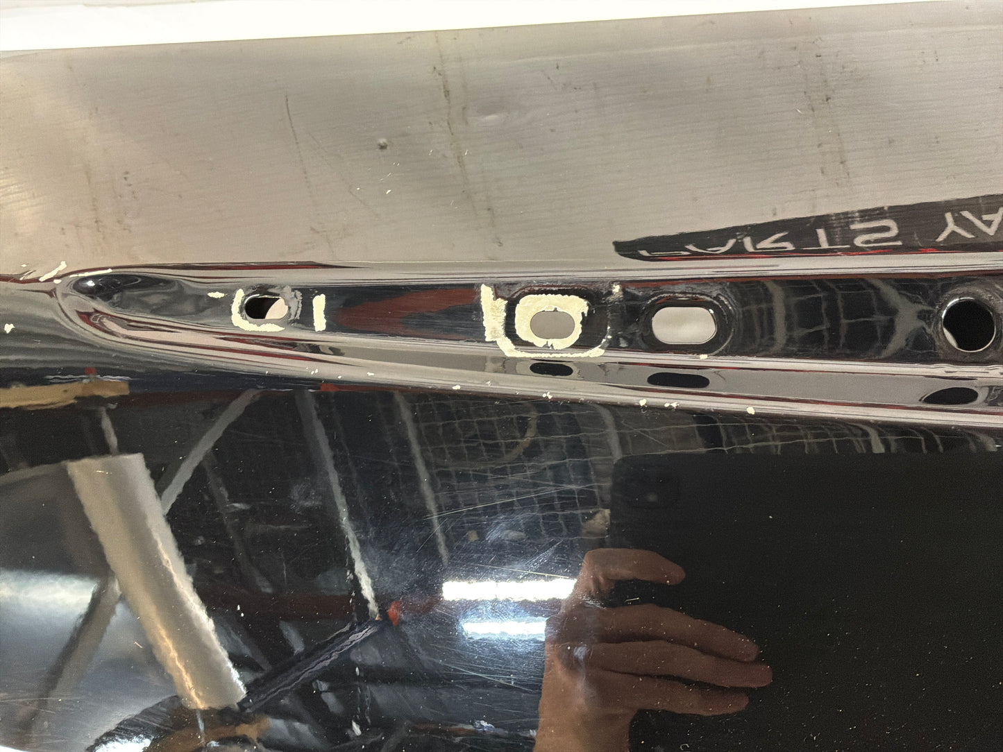 2011 Cadillac CTS-V Coupe Trunk Deck Lid Black OEM